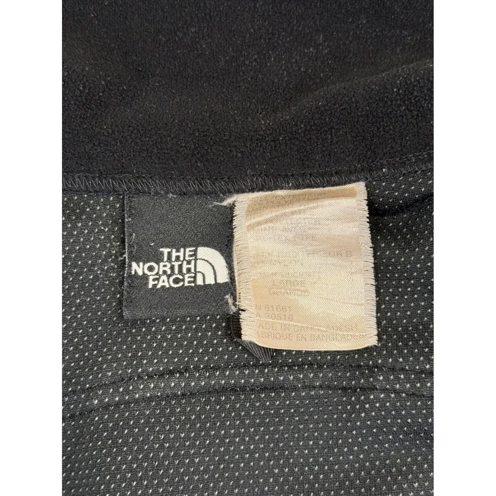 Vintage The North Face Gore Windstopper Fleece Jacket Mens Large Black Full Zip